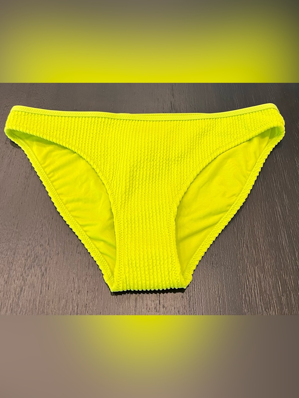Women's Aerie Bikini Bottoms Size Small NWT Neon Citrus Green
